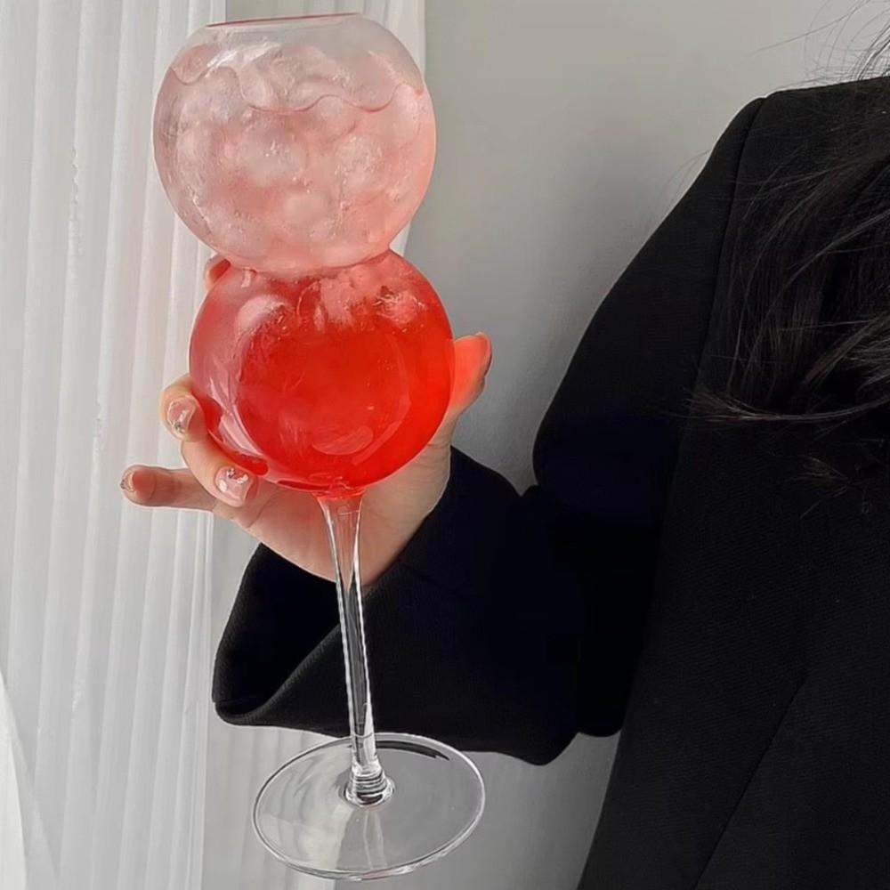 Transparent Cocktail Glass Unique Champagne Cup Novelty Wine Glass Bar