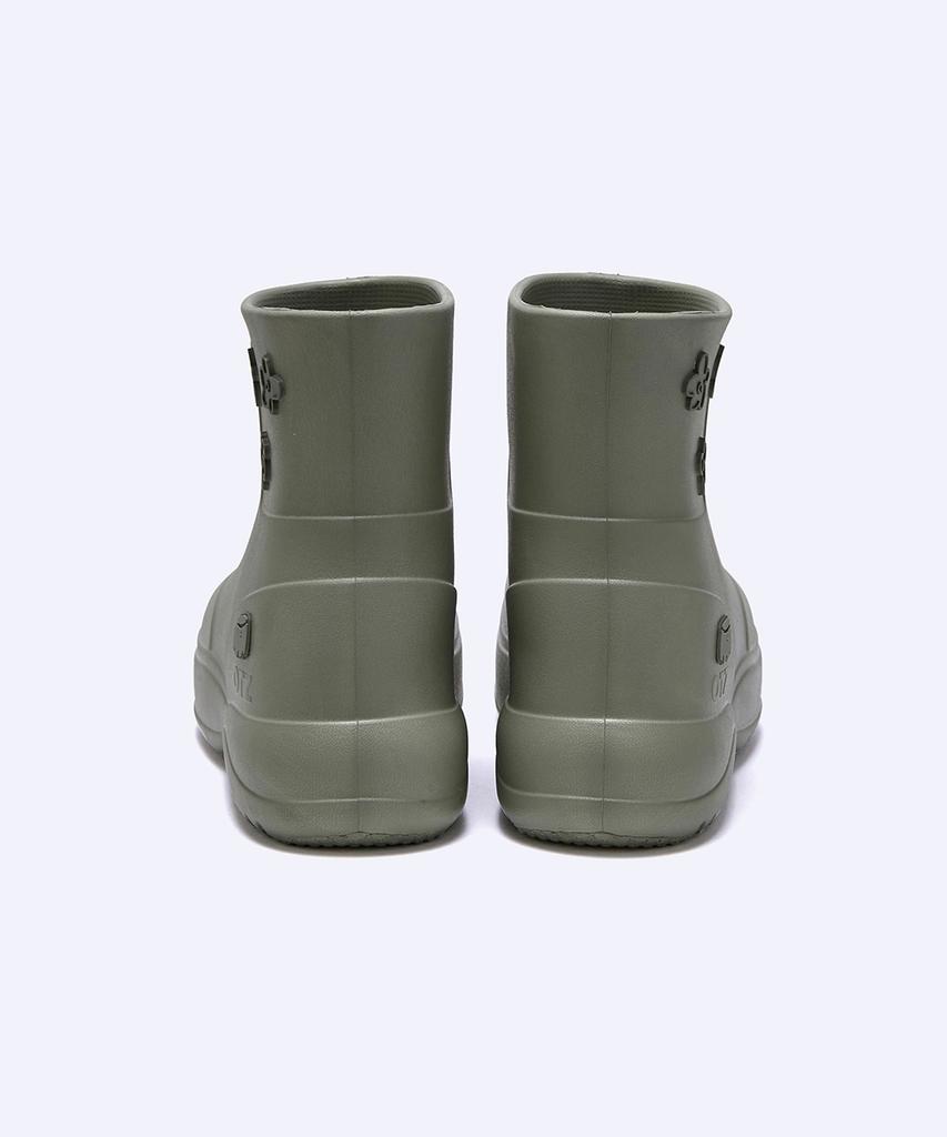 Otz [Ozzi X Umu] Biddle Rain Boots Matcha Ozv6Gs219K