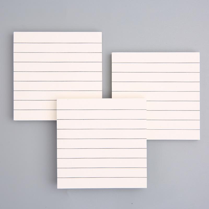 80Sheets Simple Sticky Stationery Notepad Office Bookmark Sticky Notes Posted Design Stickers In Notebook Creative Memo Pad