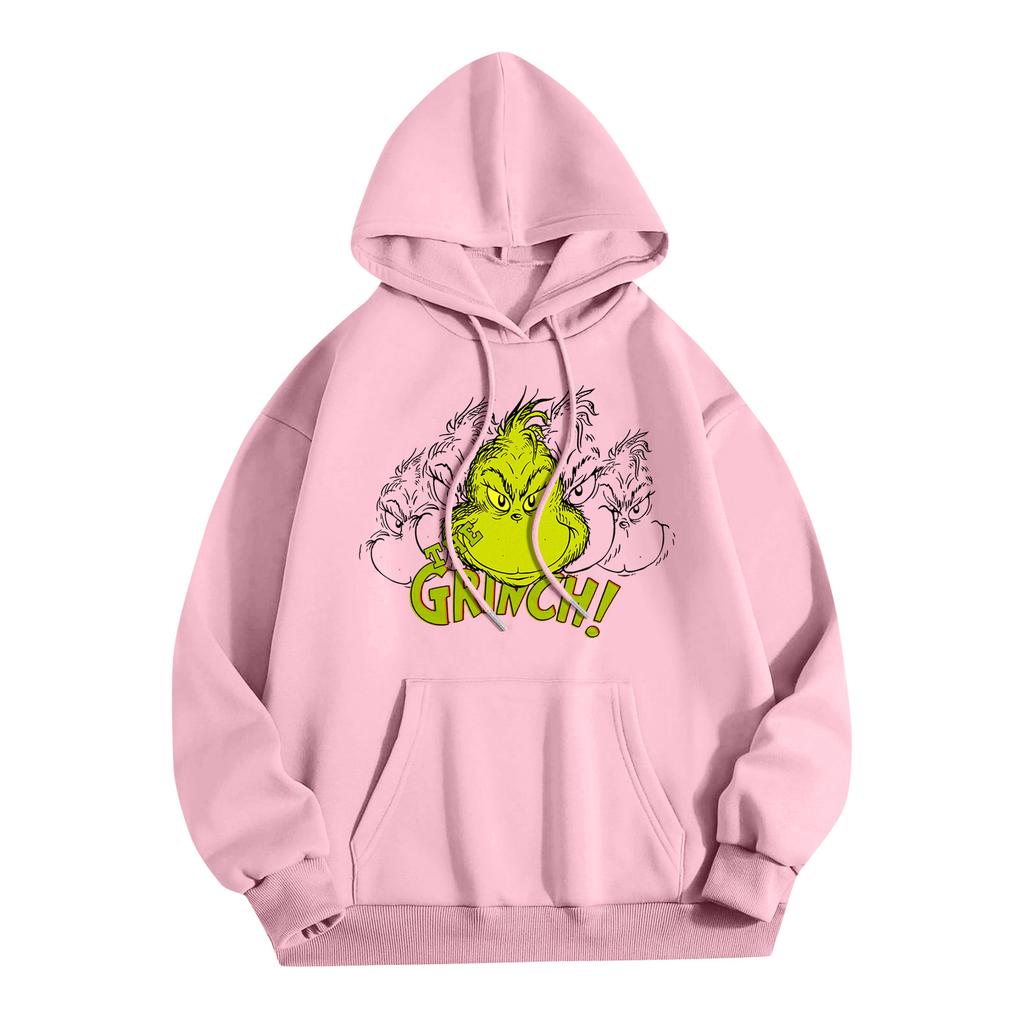 Women's Fashion Women's Lightweight Long Sleeve Pullover With Pockets Preppy Graphic Hoodie