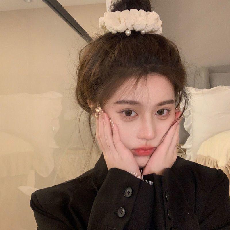 Women's Fresh Intestine Hair Tie: Gentle, Versatile, Sweet & Cute for Damage-free, Stylish Buns this Summer