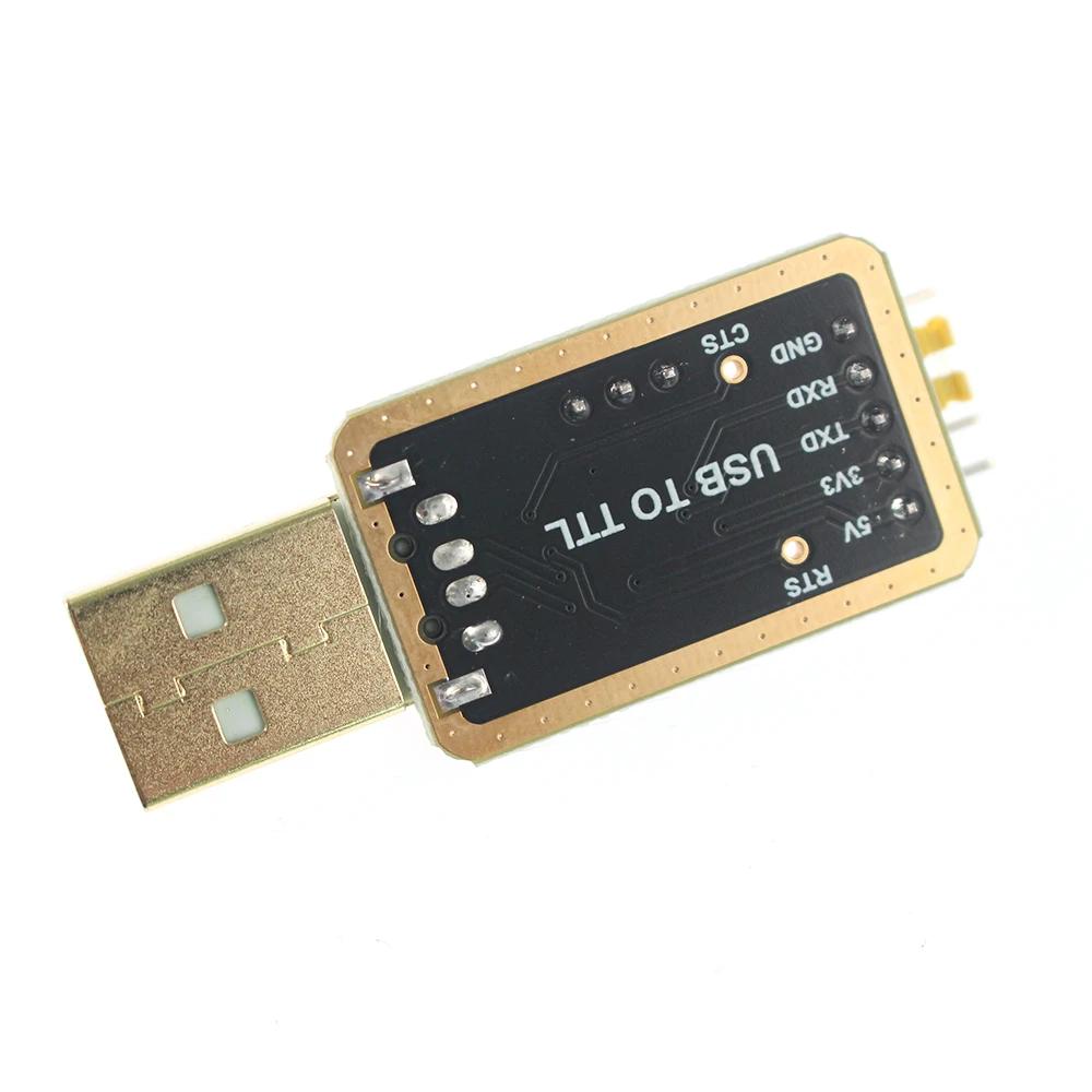 1set CH340E USB to TTL Converter Module 3.3V 5V USB Serial Port Modules with STC Download Line for Arduino