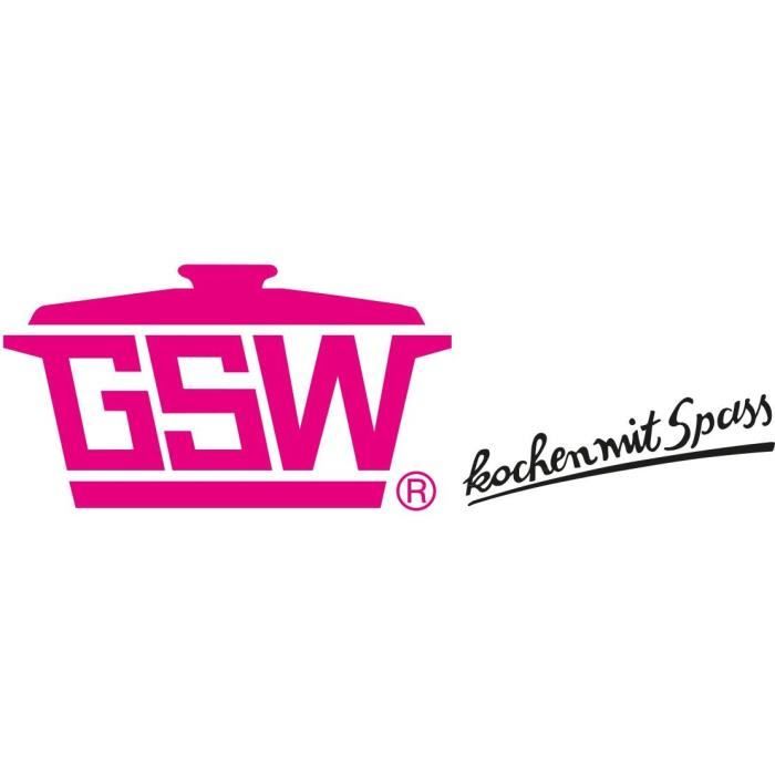 Faitout - GSW - RIGO - 24 cm - Induction - Acier inoxydable