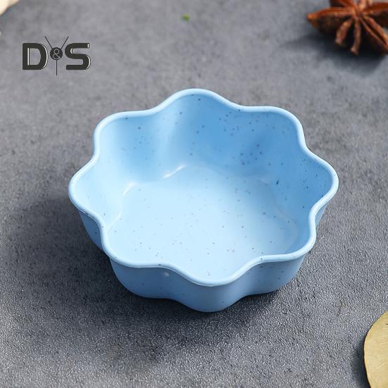 10Pcs Convenient Sauce Dish Stackable Practical Seasoning Plate Snack Serving Plate