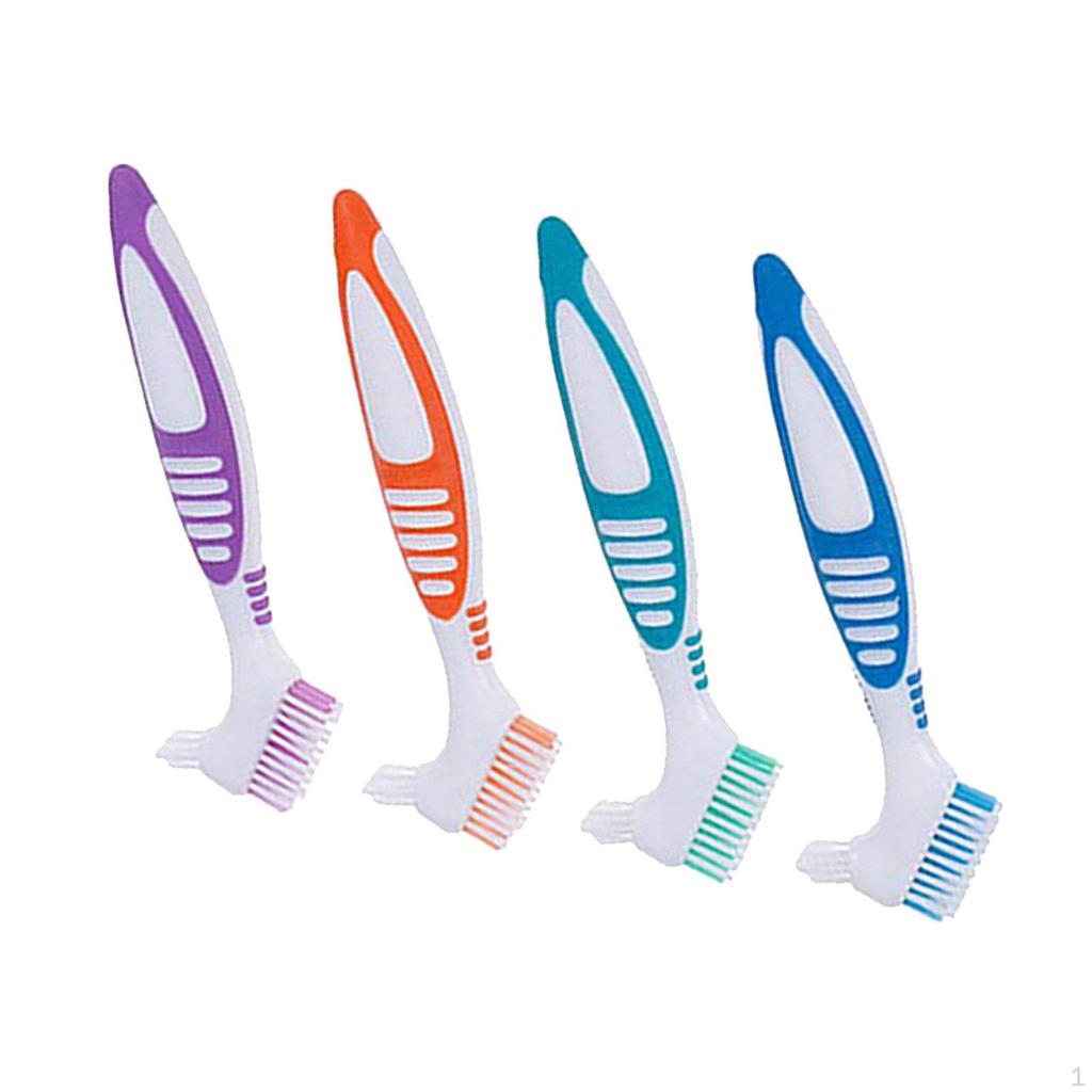 Double Sided Cleaning Brushes Set Multi-Layered False Brush 4x