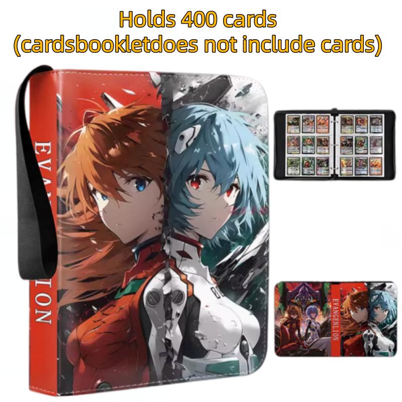 400pcs/900pcs EVA Card Neon Genesis Evangelion Card Album Book Folder Anime Collections Zipper Cards Binder Holder Toy Gift