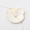 Elegant Pearl Gold-Plated Titanium Necklace - Durable, Versatile, Stylish Clavicle Chain