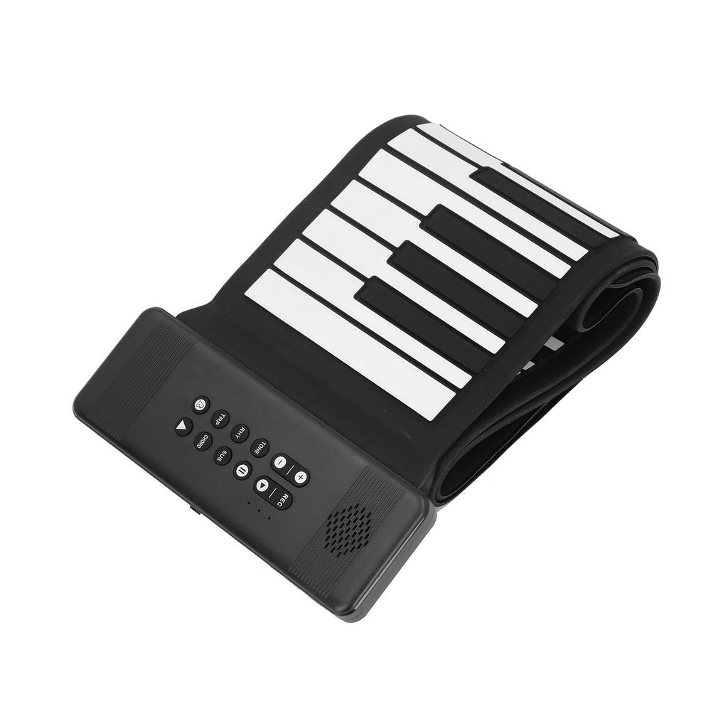 88 Key Hand Roll Piano 128 Tones USB MIDI BT Portable Folding Piano for Beginners