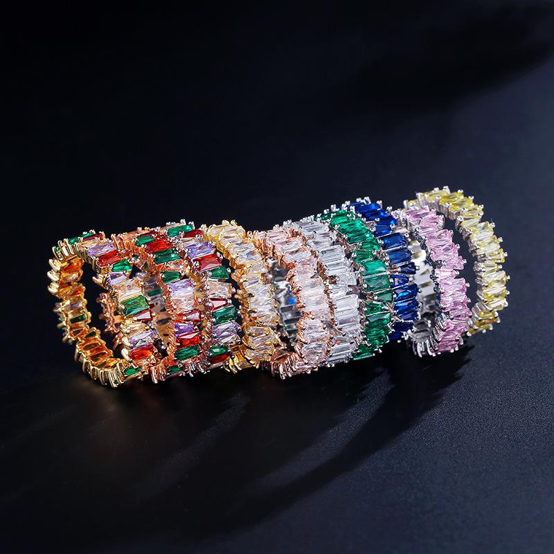RAKOL Anello in Rame Colorato Moda Europea & Americana per Donne