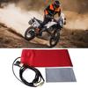 12V Carbon Fiber Pad Waterproof Carbon Fiber Seat Heater Cover Timer Universal Heated Seat Heater Pad Kit UTV E-BIKE Seat Heater
