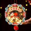 Ancient 5D Chinese New Year Lantern Luminous Cartoon Cute 2026 Horse Year Lantern PVC DIY Handheld Horse Lantern Spring Festival