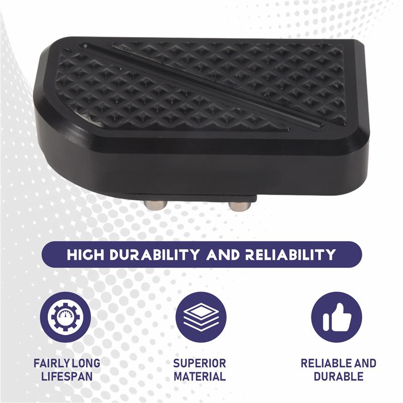 Enlarger Extension Rear Brake Pedal Foot Brake Pad For Motorcycle For Low Rider Softail Standard Street Bob FXBB