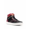 Salvatore Ferragamo Ferragamo Gancini High Top Sneakers Red
