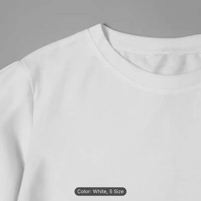 European and American Spot Printed Crew Neck T-shirt Spring and Summer Casual Short-sleeved Crew Neck Top Short-sleeved Women's T-shirt