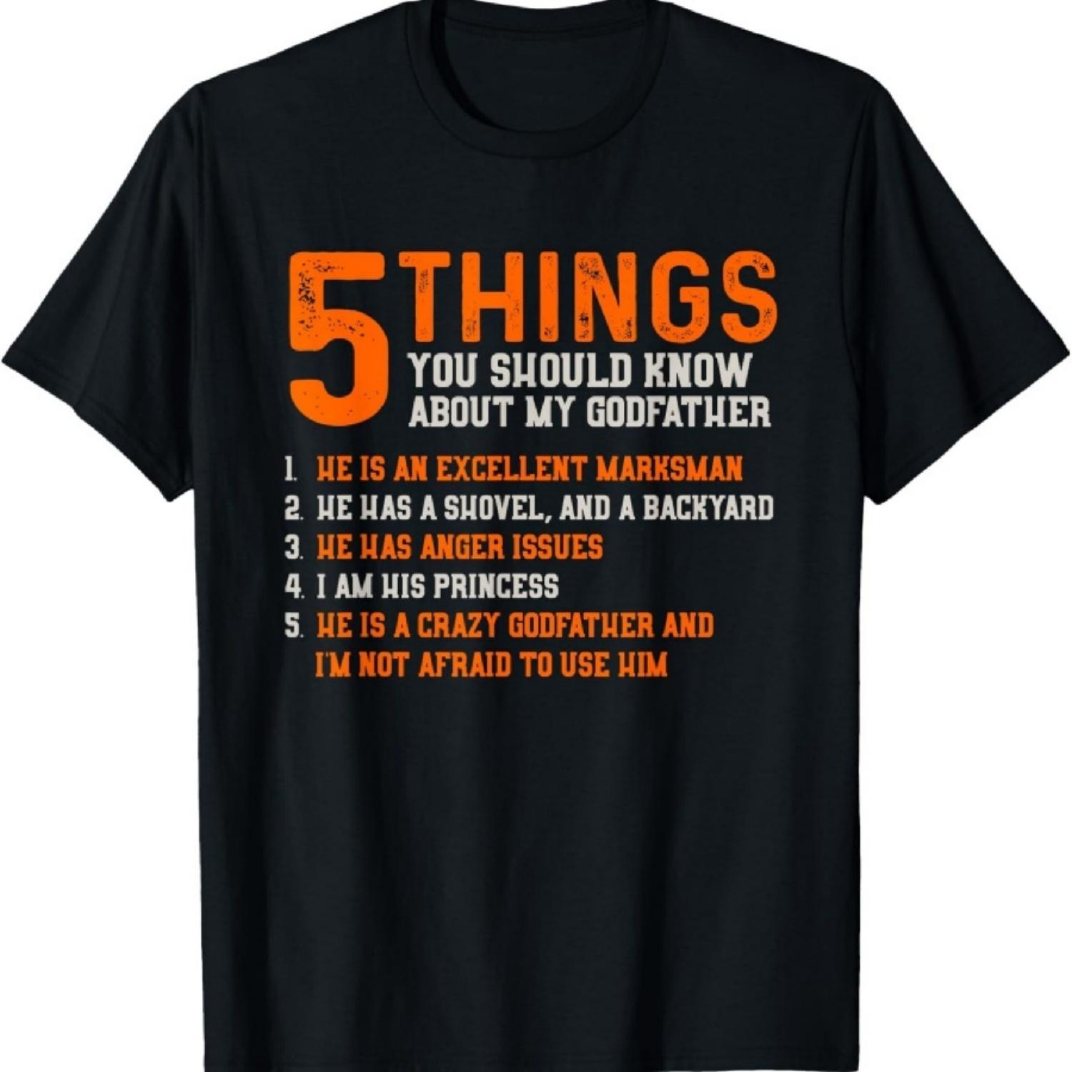 

5 вещей, которые вам следует знать о футболке «Крестный отец — крестница» XXXXXL