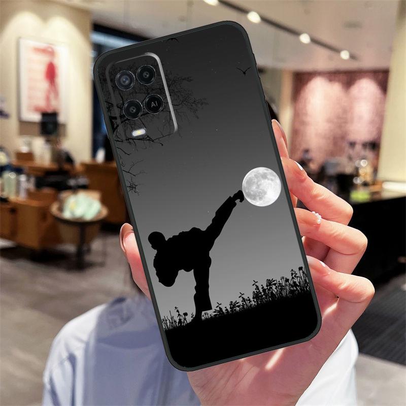 Kung Fu Karate Taekwondo Martial Case For Oppo A94 A54 A40 A60 A80 A98 A78 A18 A38 A58 A16 A76 A96 A17 A77 A74 A57S A15 Cover