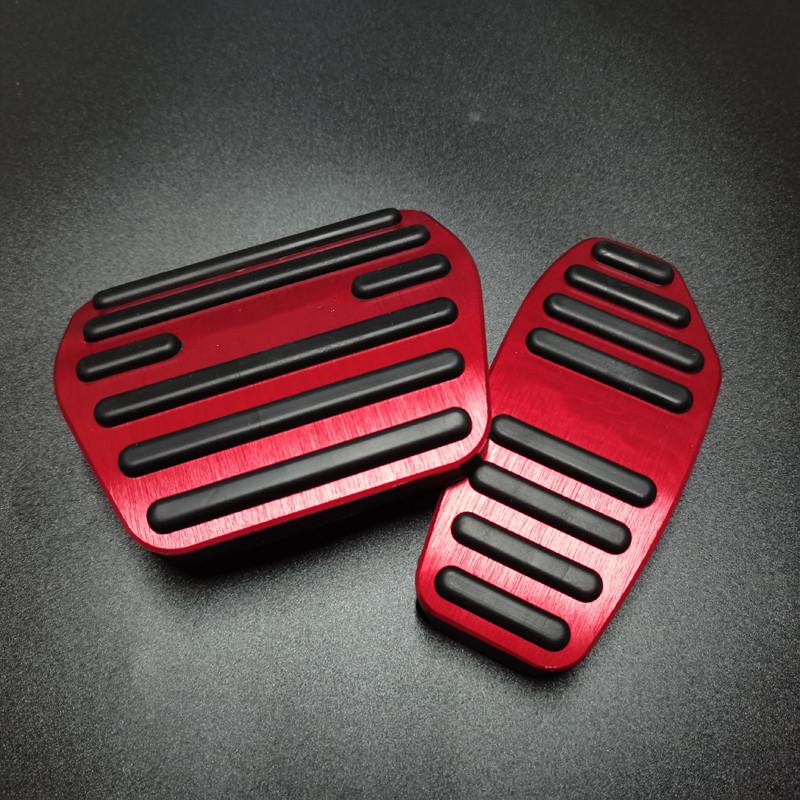 For Nissan Note E13 Aura E-power  Aluminum Alloy Brake Pedal Accelerator Cover  Anti Non-slip Mat Auto Styling Accessories