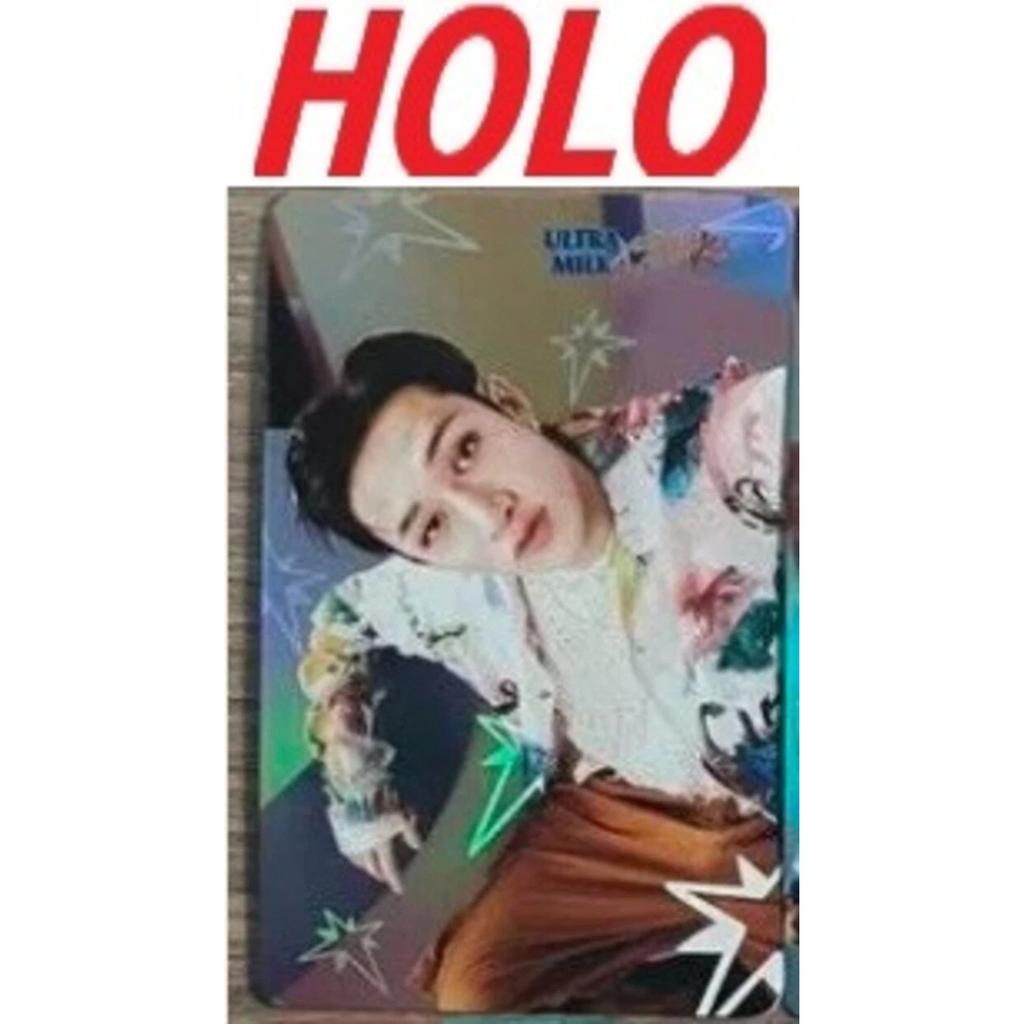 STRAY KIDS ULTRA MILK OFFICIAL Photo Card INDONESIA ROCK STAR STAR HOLOGRAM