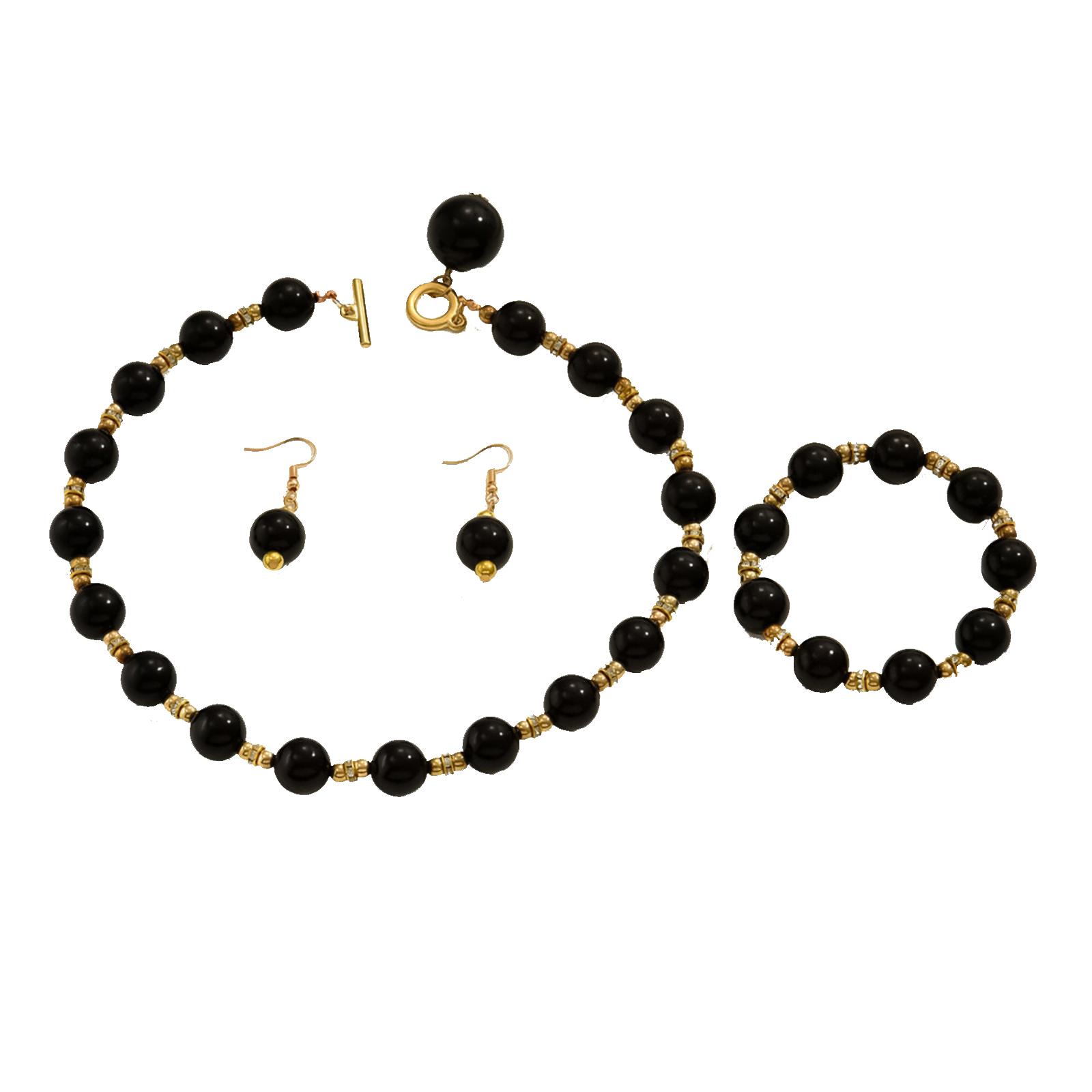 Minimalist And Fresh Jewelry Set: Diamond-Inlaid, -Designed Collarbone Chain, Versatile Earrings One Size