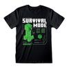 Minecraft Unisex Adult Survival Mode Creeper T-Shirt