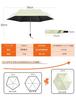 JARMUI Folding Ultra Lightweight UV Light Heat For Sunny and Rainy 300T Super Water Folding Umbrella for Women and Windproof and Water Easy to Comes