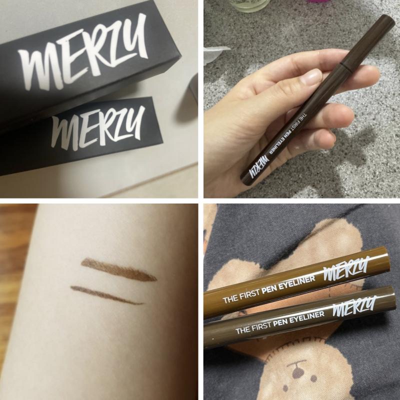 [MERZY] The First Pen Eyeliner 0.5g (3 Colors)  Smudge-proof & Precision