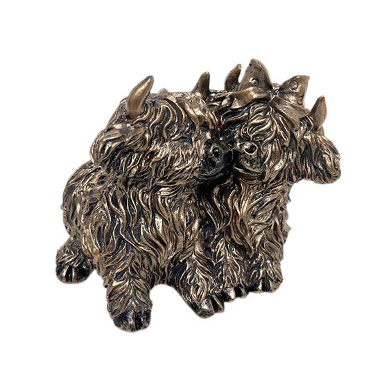 Alla hjärtans dag Höglandsboskap Figurin Harts Kärlekshjärta Höglandsboskap Staty Romantisk Gårdsbordsprydnad för Kök Trappstegshylla Heminredning