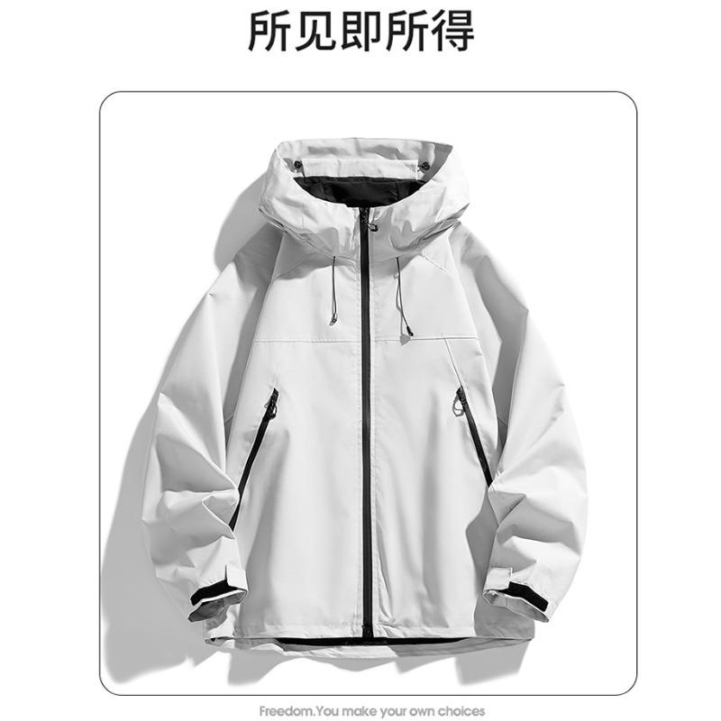 Shocksuit Men's Spring and Autumn Jacket Men's Thin Jacket Women's Waterproof Windbreaker Outdoor Mountaineering Jacket