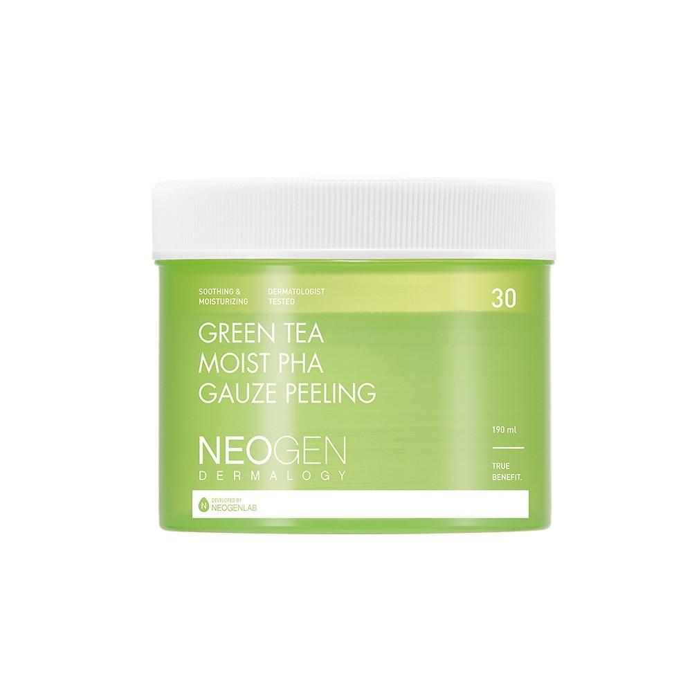 NEOGEN Green Tea Moist Pha Gauze Peeling  190ml 30ea 