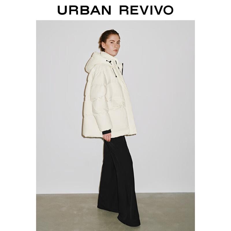 UR Women's Hooded Drawstring Down Jacket