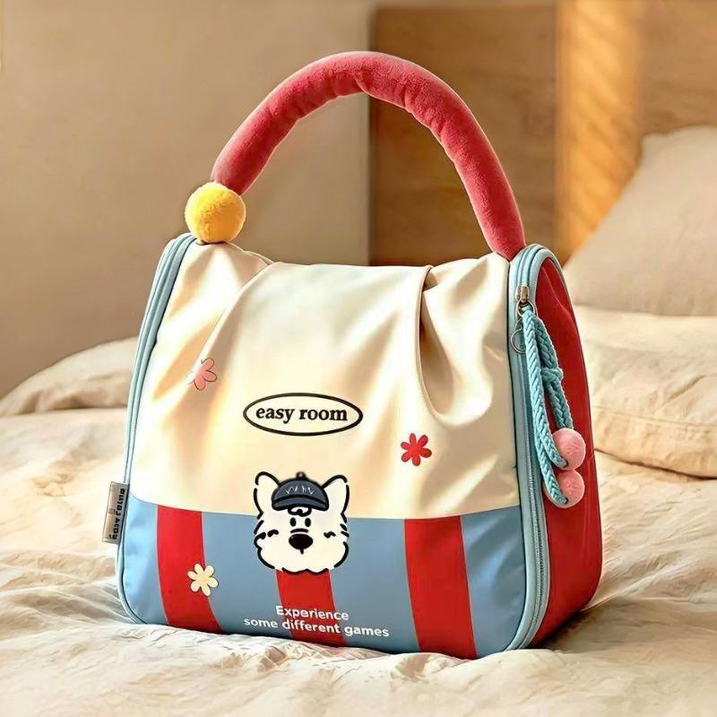 Cute Portable Small Hand Held Mommy Bag For Baby Milk Powder Bottle Storage белый