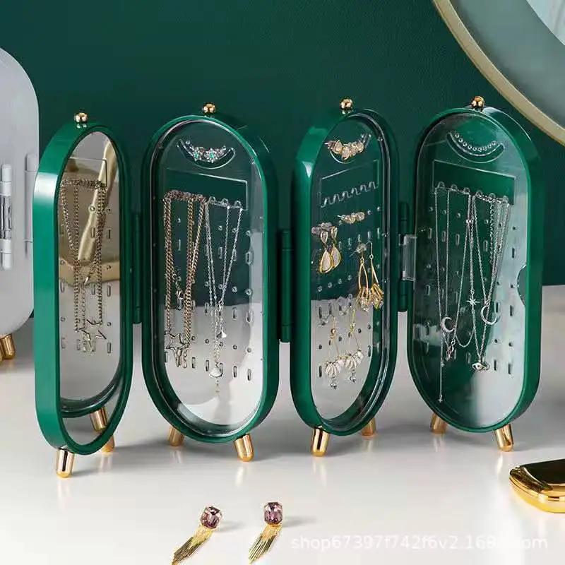 

Белая Шкатулка для Хранения Украшений Стойка для Серьг и Украшений Коробка для Серьг и Ожерелий Бытовой Очищающий Дисплей Стойка Артефакт Упаковка для Украшений зелёный