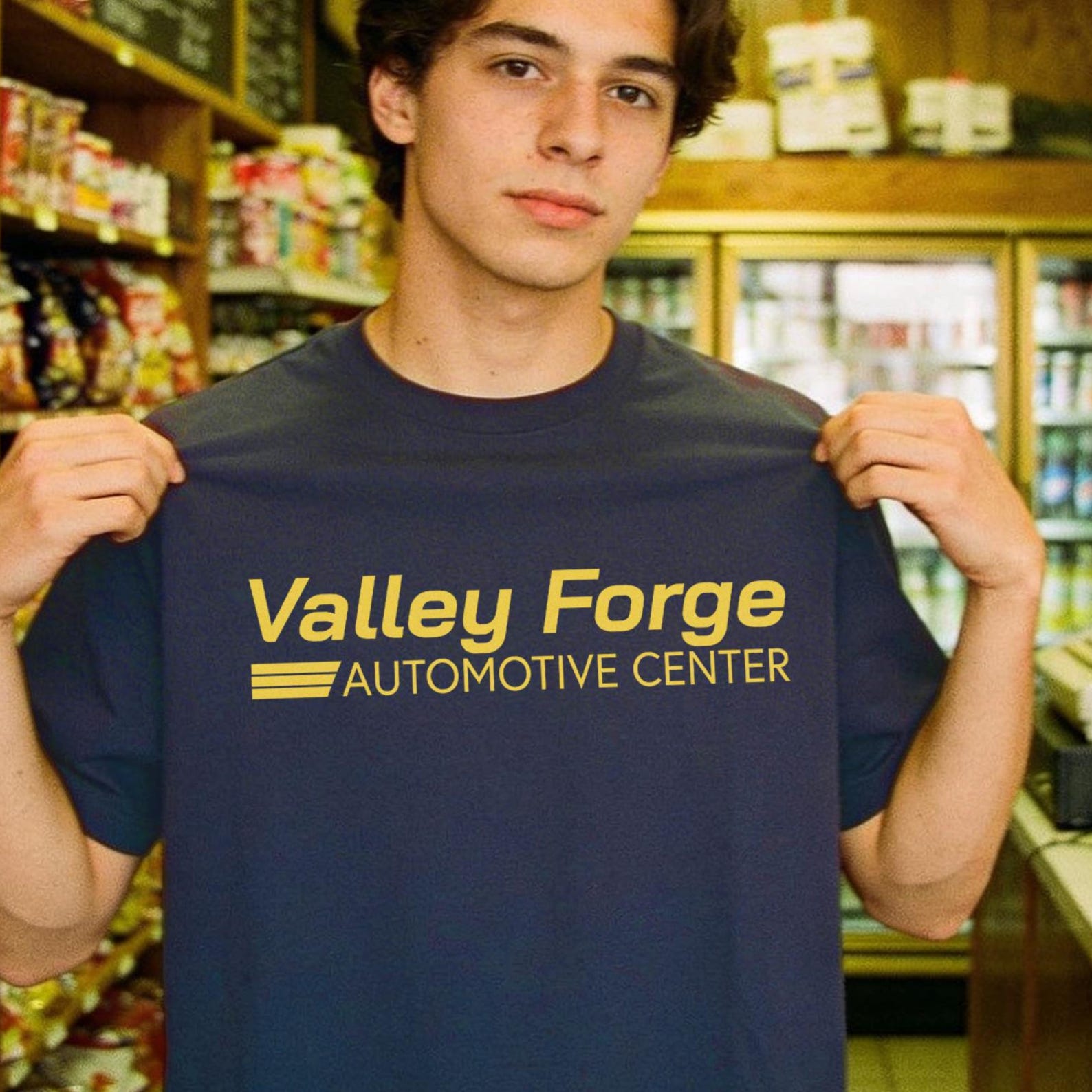 Valley Forge Automotive Center T-Shirt: Funny TV Series Graphic Tee S