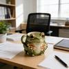 Taza de Resina Divertida para Regalo Diseño de Ranas Capacidad de 11 oz Taza para Beber Adecuada para Mantenimiento Fácil y Uso a Largo Plazo en el Día a Día