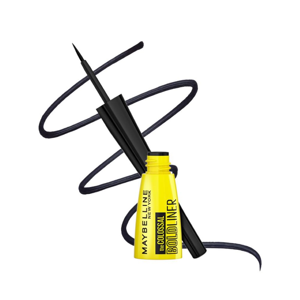 Maybelline New York Colossal Bold Pencil Eyeliner Black 3ml Waterproof Smudge Proof Long Lasting Eye Makeup