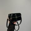 New fashionable matte contrasting color small square bag portable single shoulder oblique span trendy women's bag