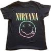 26 Nirvana T-Shirt Sorbet Ray Lächeln Bandlogo neu Offiziell Damen Boyfriend Fit Unisex T-Shirt