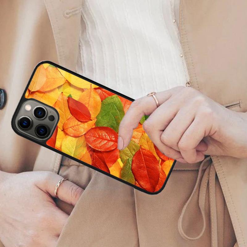 Colorful Leaves Magnetic Phone Case For APPLE iPhone 17 Air 16 14 13 12 Pro Max 15 Plus Wireless Charge With MagSafe Cover