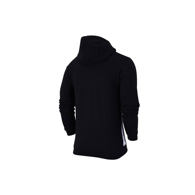 Nike Logo Fleece Stay Warm Casual Sports Hooded Jacket Black Men's CV4586-010