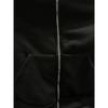 Large Hoodie with Fashionable and Trendy Print Design, Zipper Cardigan for Comfort and Durability