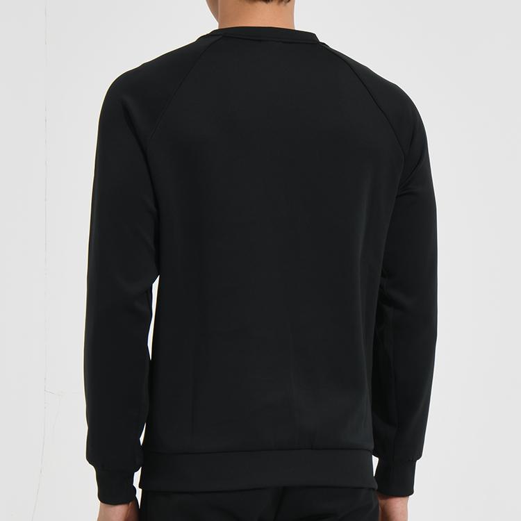 Li Ning Badminton Series Large Logo Applique Casual Sports Hoodie Men hoodies Black AWDSD43-1