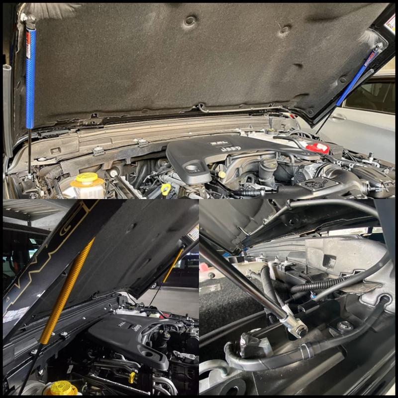 Dla Jeep Wrangler JL - Przednie amortyzatory gazowe maski, podpory podnoszące, amortyzatory