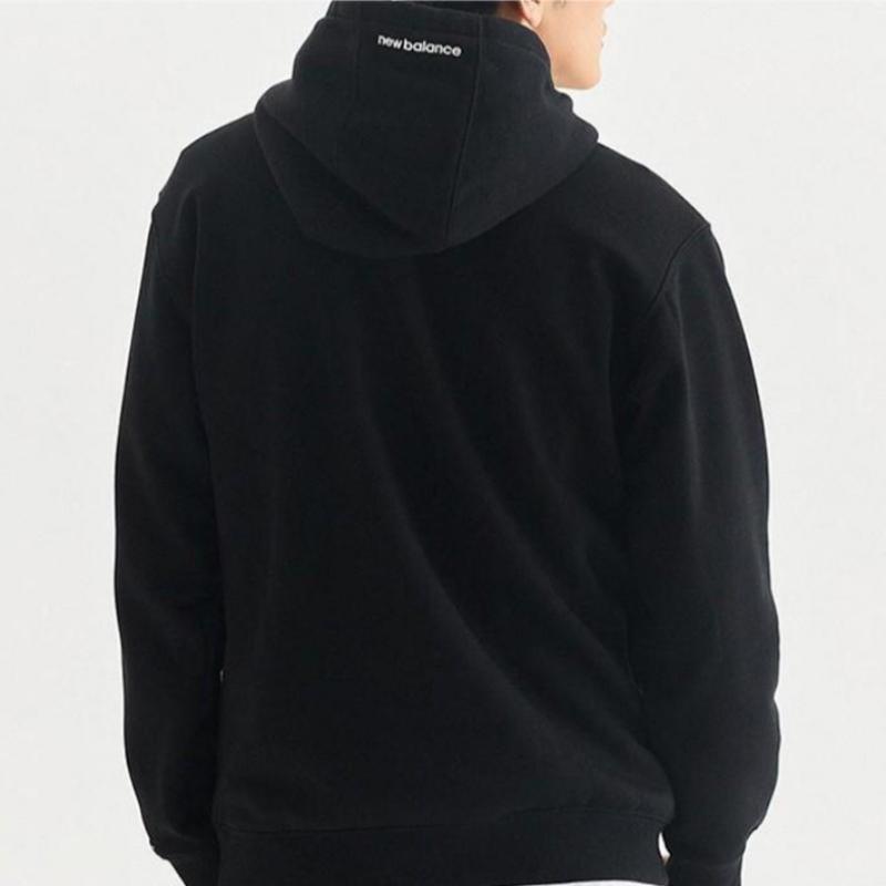 New Balance Hanorac Unisex Basic cu Logo Pieptănat Nbn0d41013