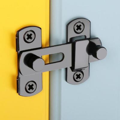 Gate Latch Sliding Barn Door Latch For Locking Matte Black Stainless Steel Gate Latches Flip Latch Safety Door Bolt Latch Lock