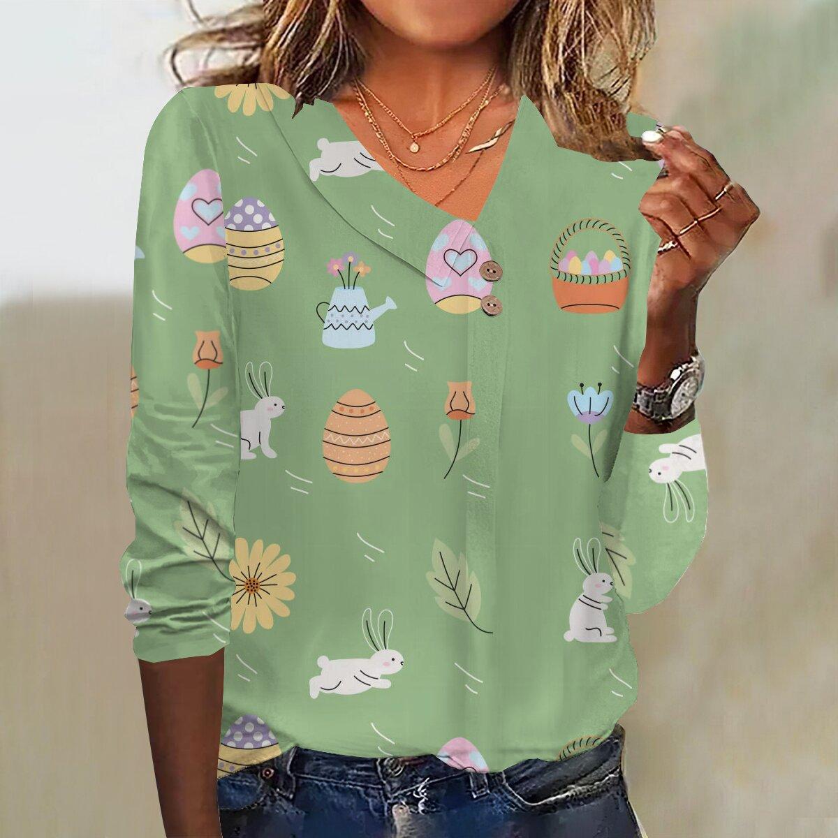 

2023 Осенний новый модный женский повседневный топ с рукавом 3/4 и принтом больших размеров