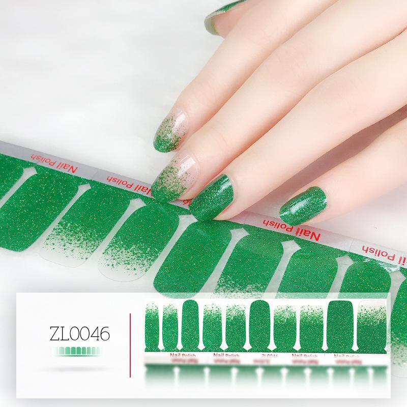 Film o lakierze do paznokci Beauty Nail Polish 20 naklejek do zdobienia paznokci Nowe naklejki na paznokcie w odcieniu różu cebulowego Naklejki do zdobienia paznokci