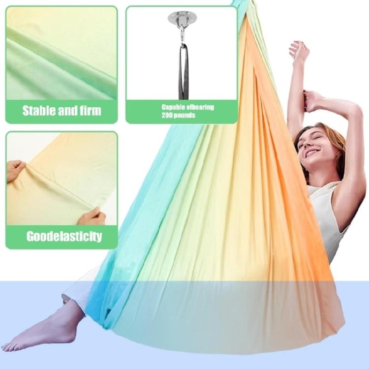 Indoor Outdoor Kind Kinder Hängematte Schaukel Doppellagig Bequeme Kuschelschaukel Dehnungsresistente Schaukel Hängematte