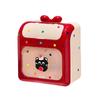 Waterproof Cartoon Tissue Holder Large Capacity Space Saving Toilet Paper Rack Wall-Mounted Plastic Paper Towel Box Office