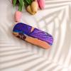Retro Print Leather Glasses Case - Stylish & Durable Oil Painting Design