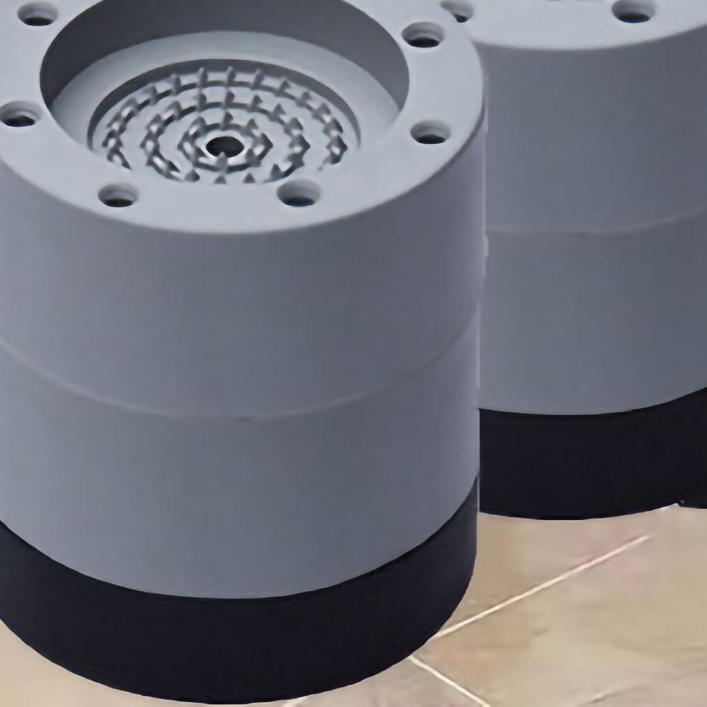 Wash Machine Feet Mat Shock Absorption Resin Fiber PVC Washing Machine Riser for Home Increase